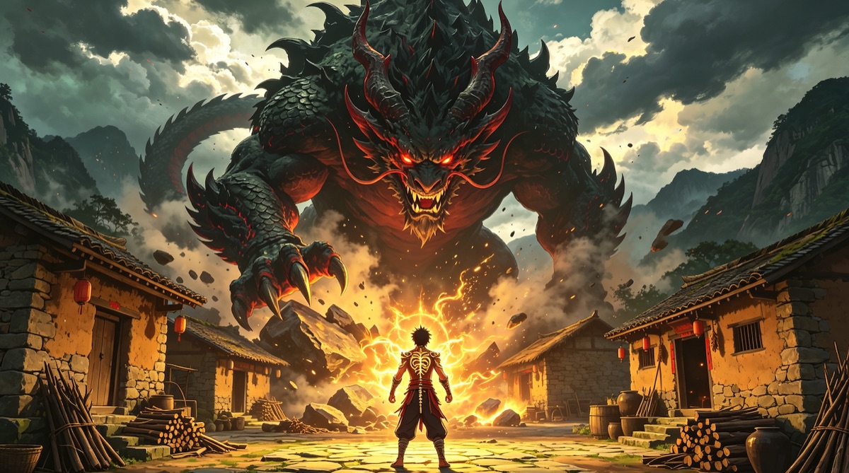 Perfect World — Shi Hao's stone village in the Wasteland, where his journey began after the Supreme Bone was torn from his chest